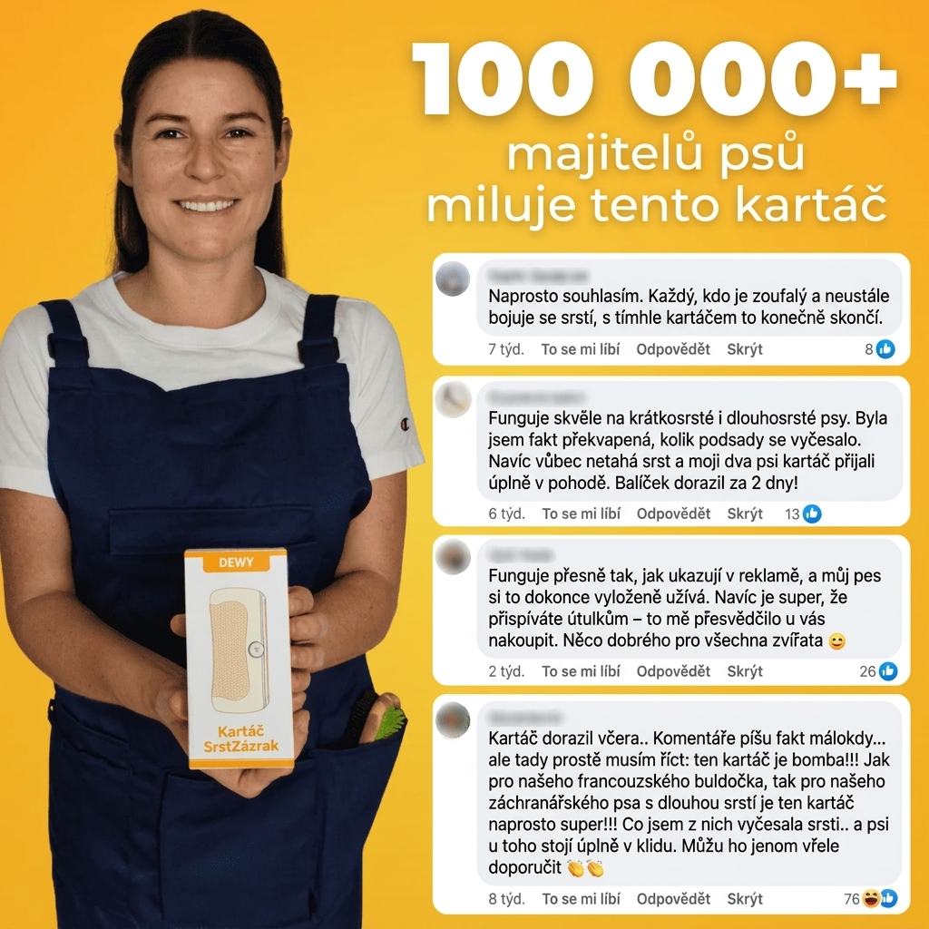 Kartáč SrstZázrak – Bestseller